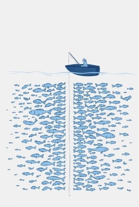 When I go fishing...