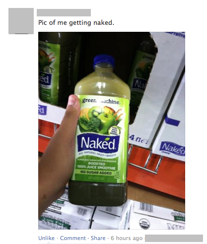 Here's a pic of me getting Naked.