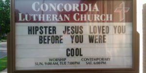 Hipster Jesus.