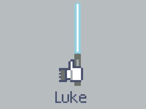 Luke button.