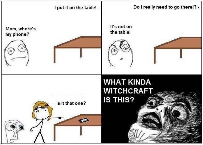 Mom is a witch.