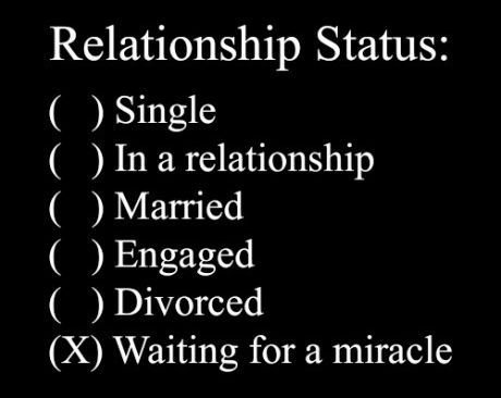 Relationship status.