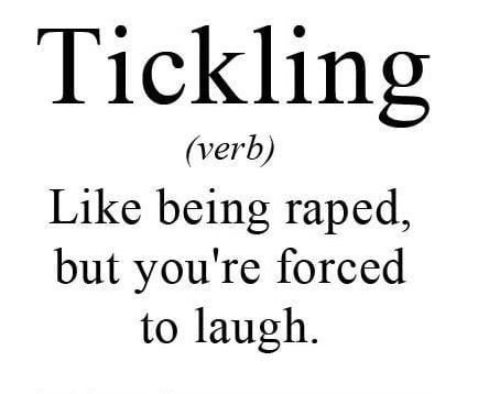 Tickling.