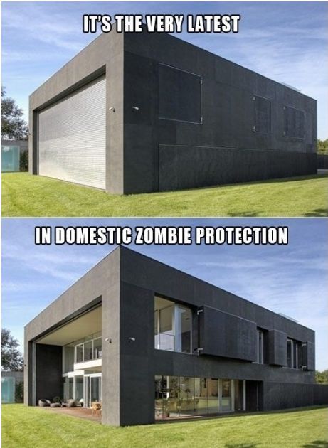 Zombie defense.