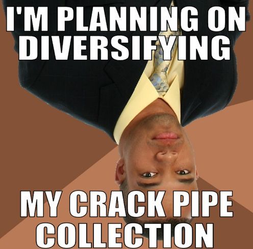 Reverse successful black guy meme.