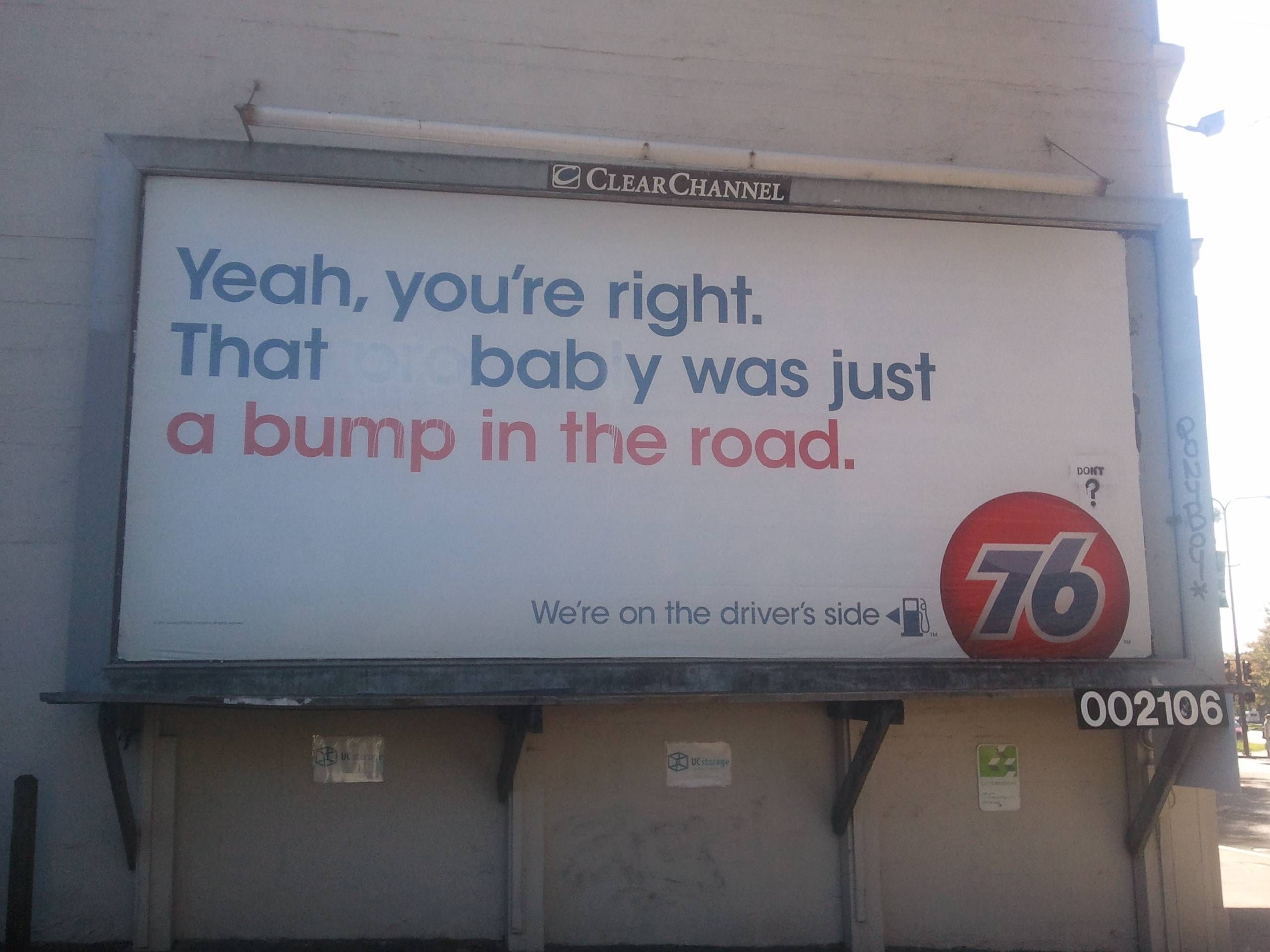 How to troll a billboard.