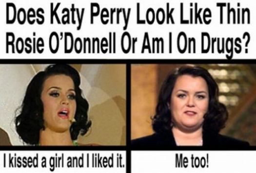 Katy Perry vs. Rosie O'Donnell.