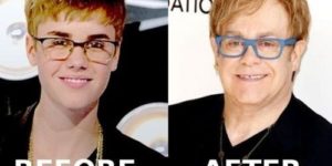 Justin Bieber – Before and after.