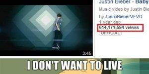 Justin Bieber has more views than Queen.