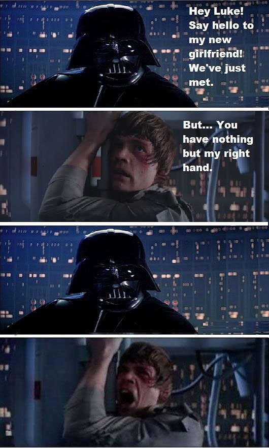 Poor Luke...