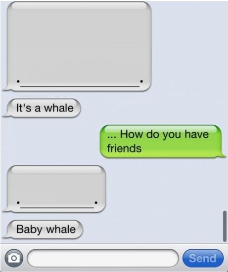 It's a whale.