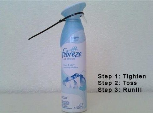 Febreze bomb.