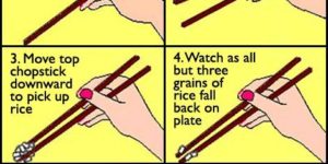 How to use chopsticks.