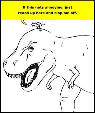 Why t-rex is so angry.