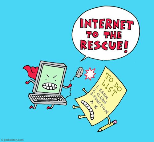 Internet to the rescue!