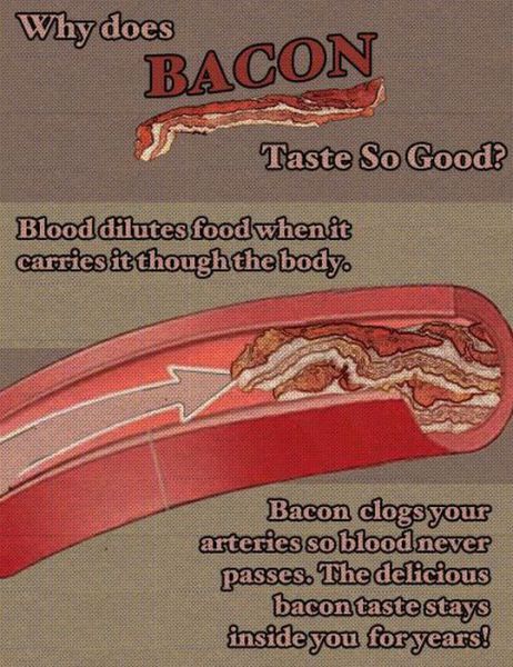 Why does bacon taste so good?