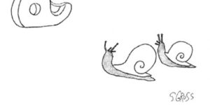 Snail love.