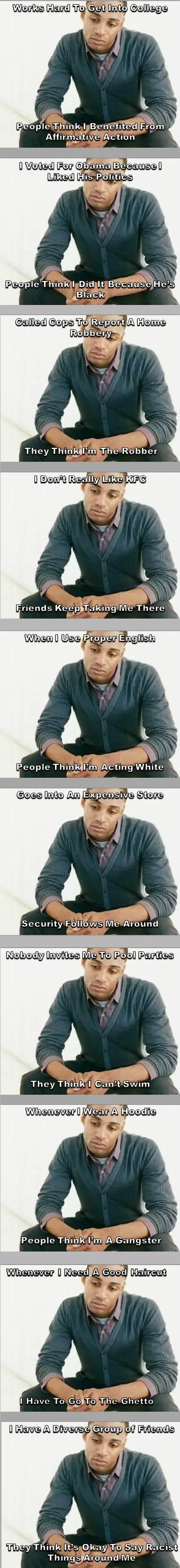 Black people problems.