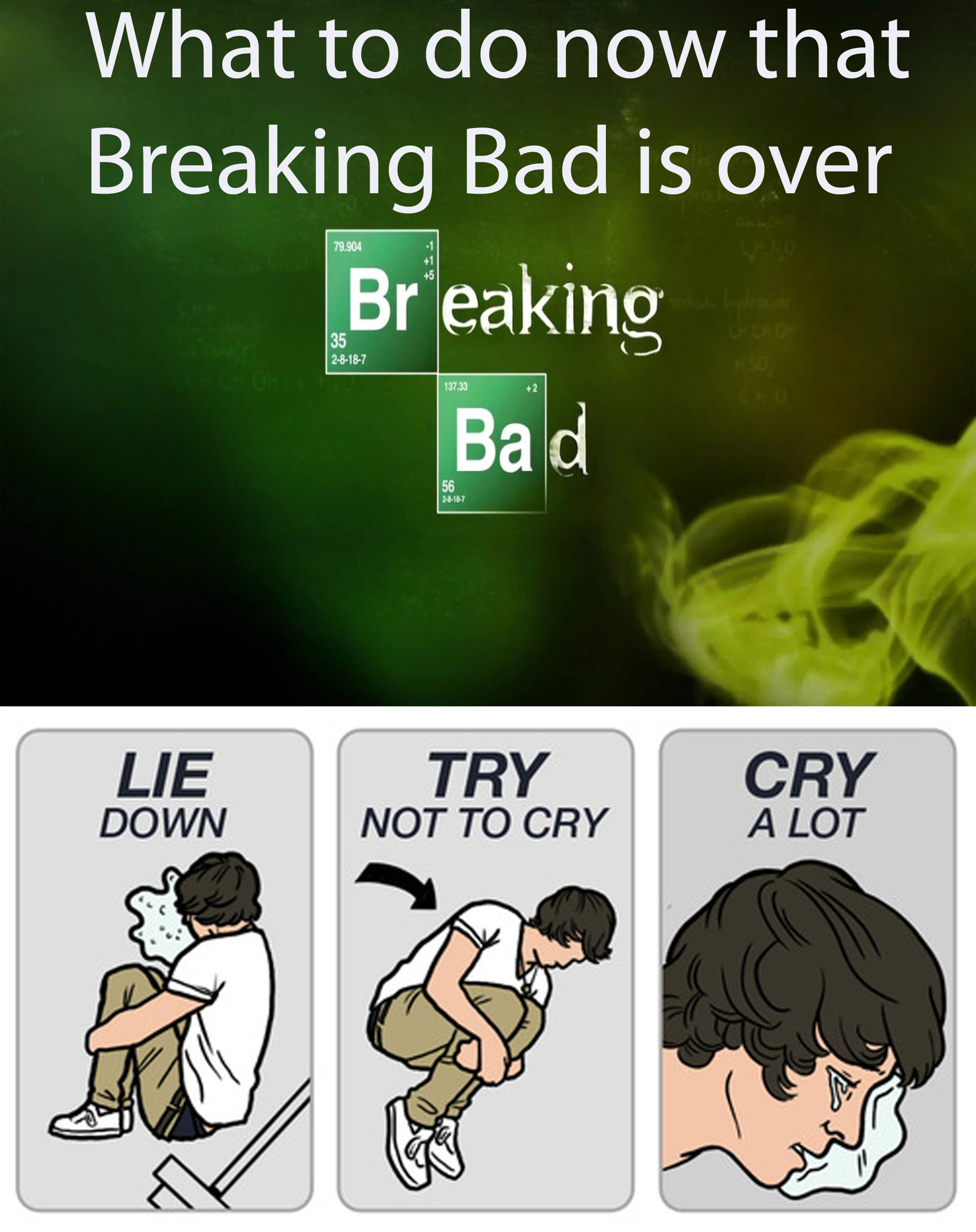 How to cope with the end of Breaking Bad.