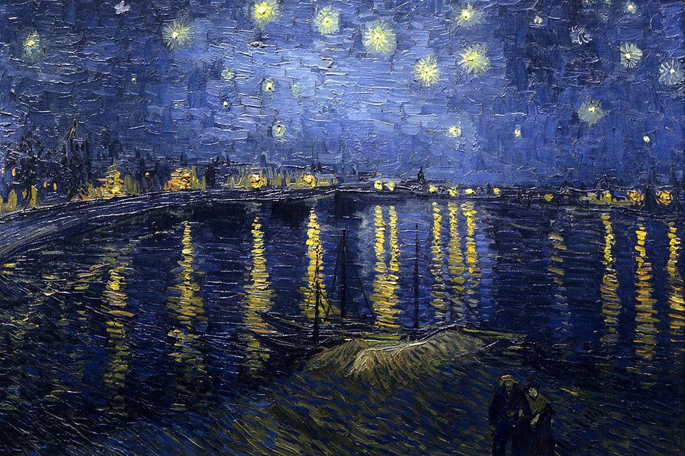 Van Gogh's lesser known Starry Night Over the Rhone