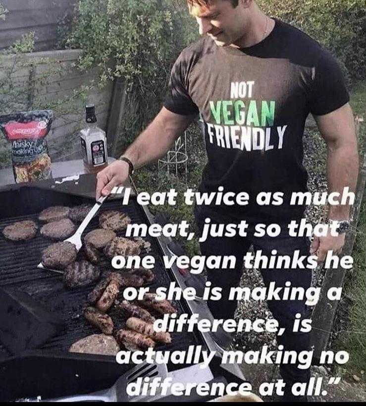 Cancel the vegans.