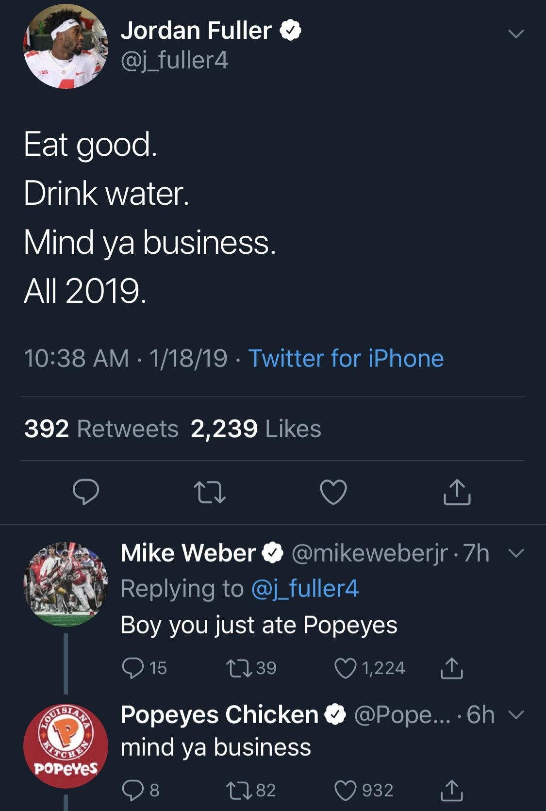 Popeyes to the rescue.