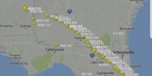 This is what it’s like when an entire fleet of  aircraft evacuate.