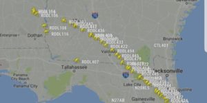 This is what it’s like when an entire fleet of  aircraft evacuate.