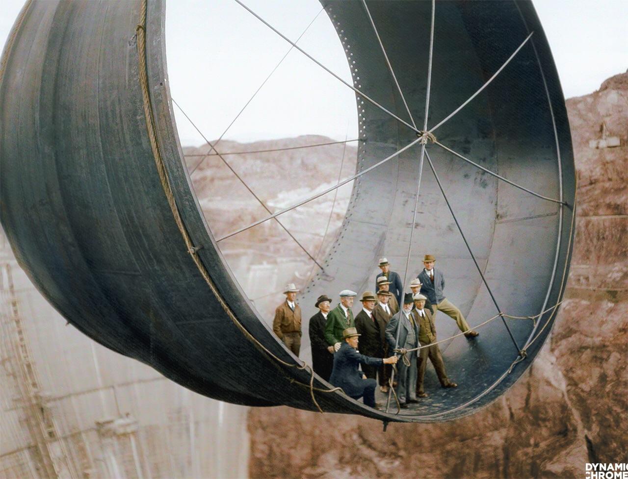 The Hoover Dam crew, circle 1935. 