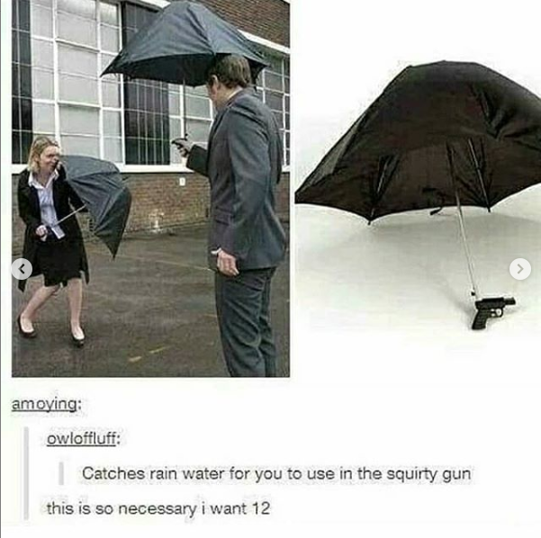 Umbrella games are so hot this year. 