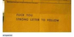 Hate mail through the ages.