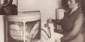 Josephine Cochrane invented the dishwasher in, or thereabouts, 1893.