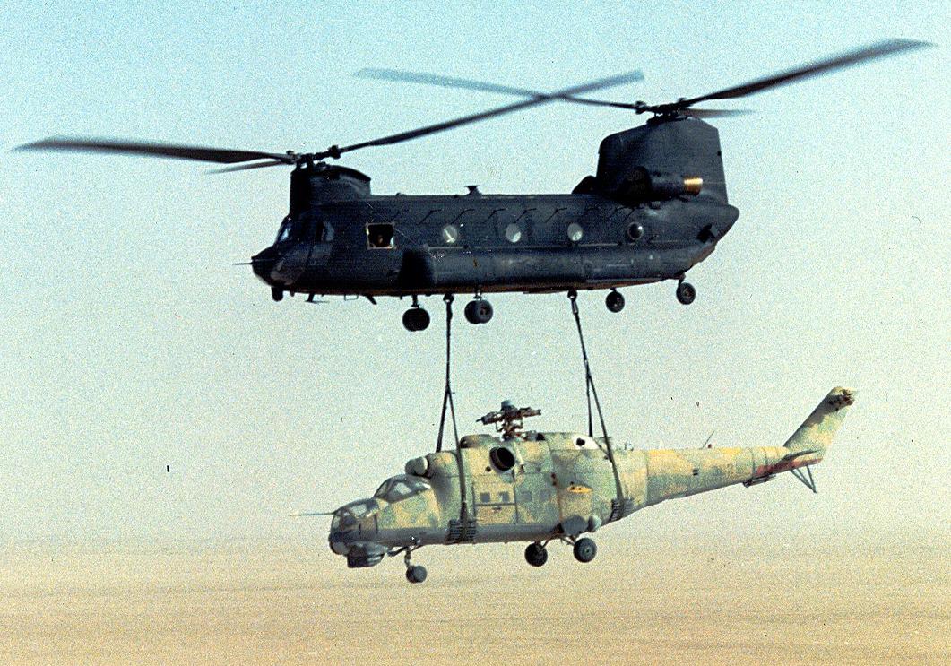 That one time in the 80's when the US stole a Russian helicopter in the middle of the night... 