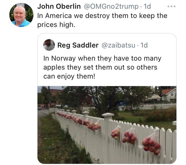 A tale of two apples. 