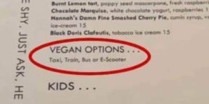 Making sure the vegans always have an option.