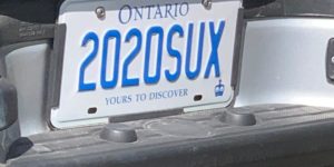 Finally a vanity plate worth the extra fees?