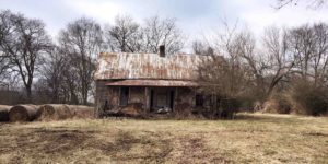 This slave house is still standing on my family’s farm in Tennessee. Not proud of it, but a part of history nonetheless. Before my family, the land belonged to the Cherokee. Not proud of that either.