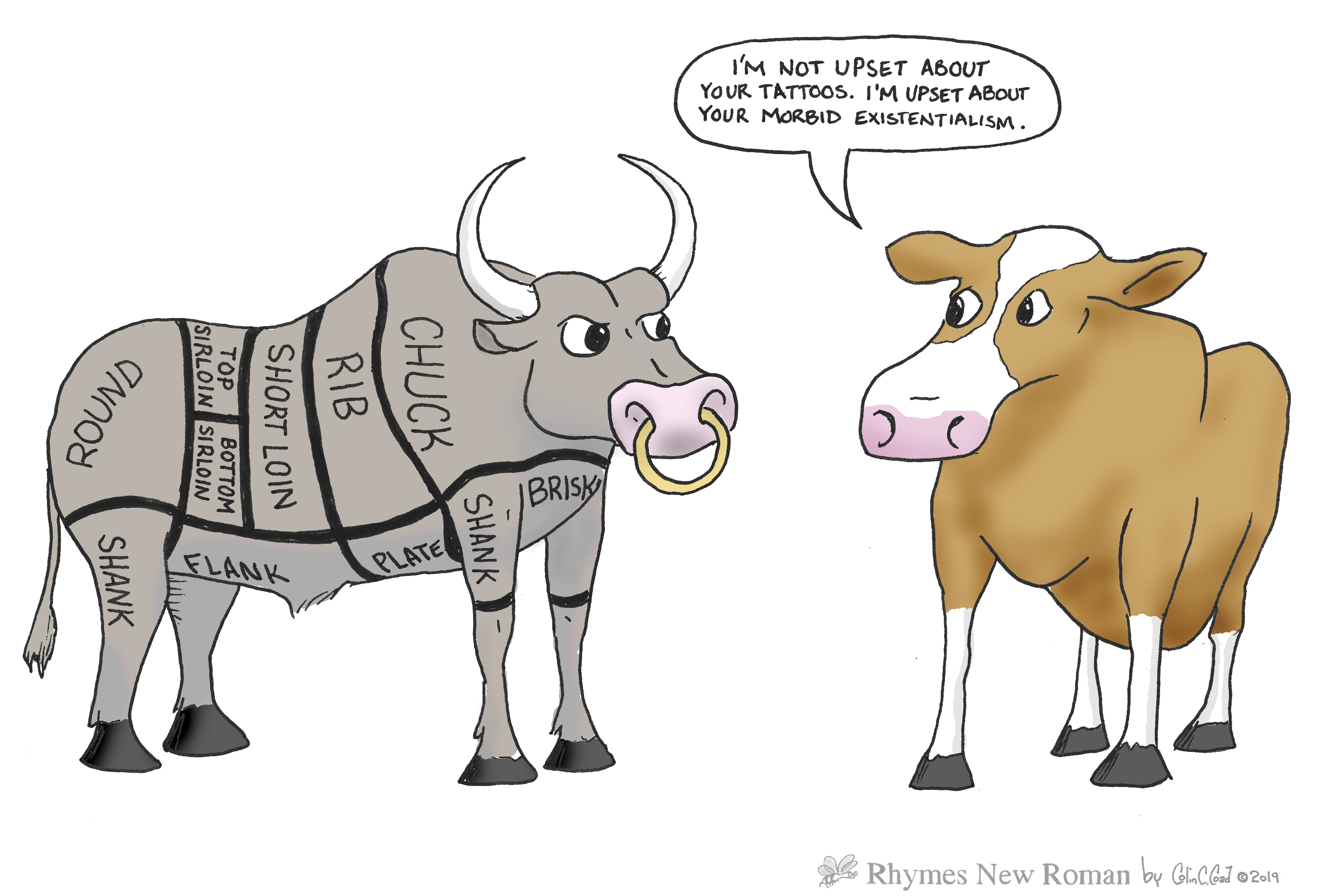 Fatalist cows...
