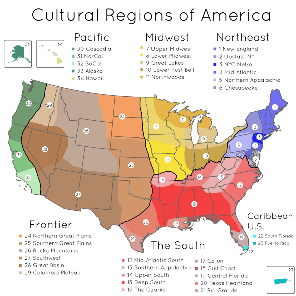 The many cultures of America