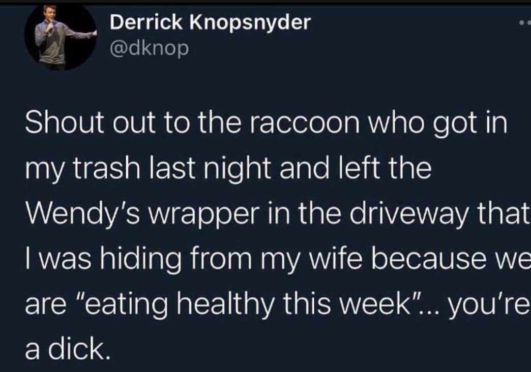 You're trash, panda.