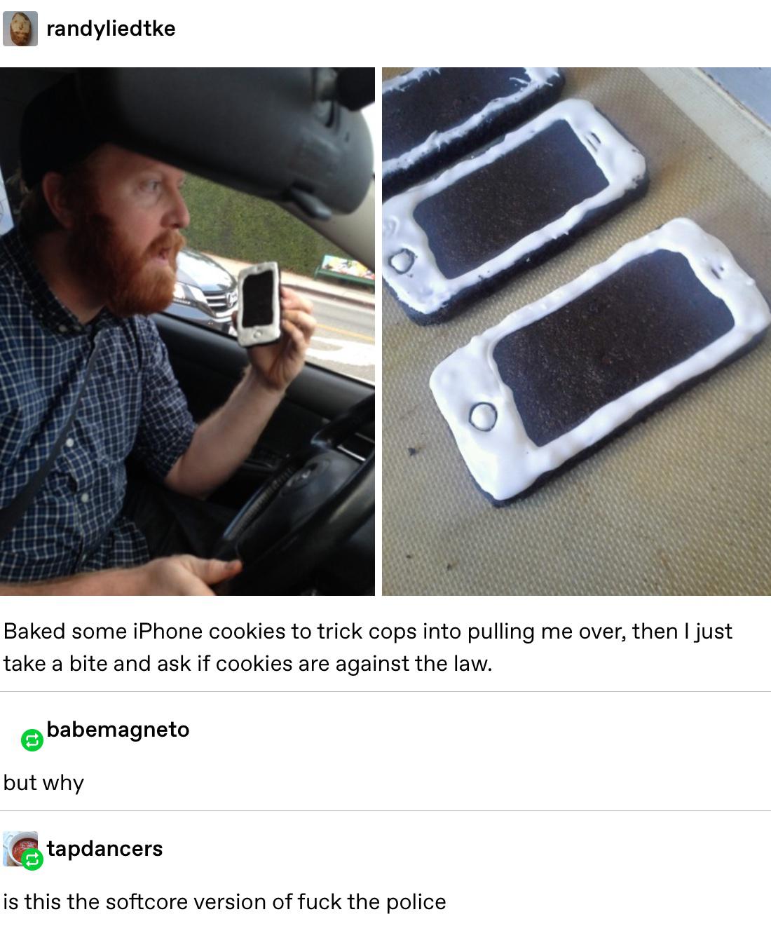 He's got a cookie!