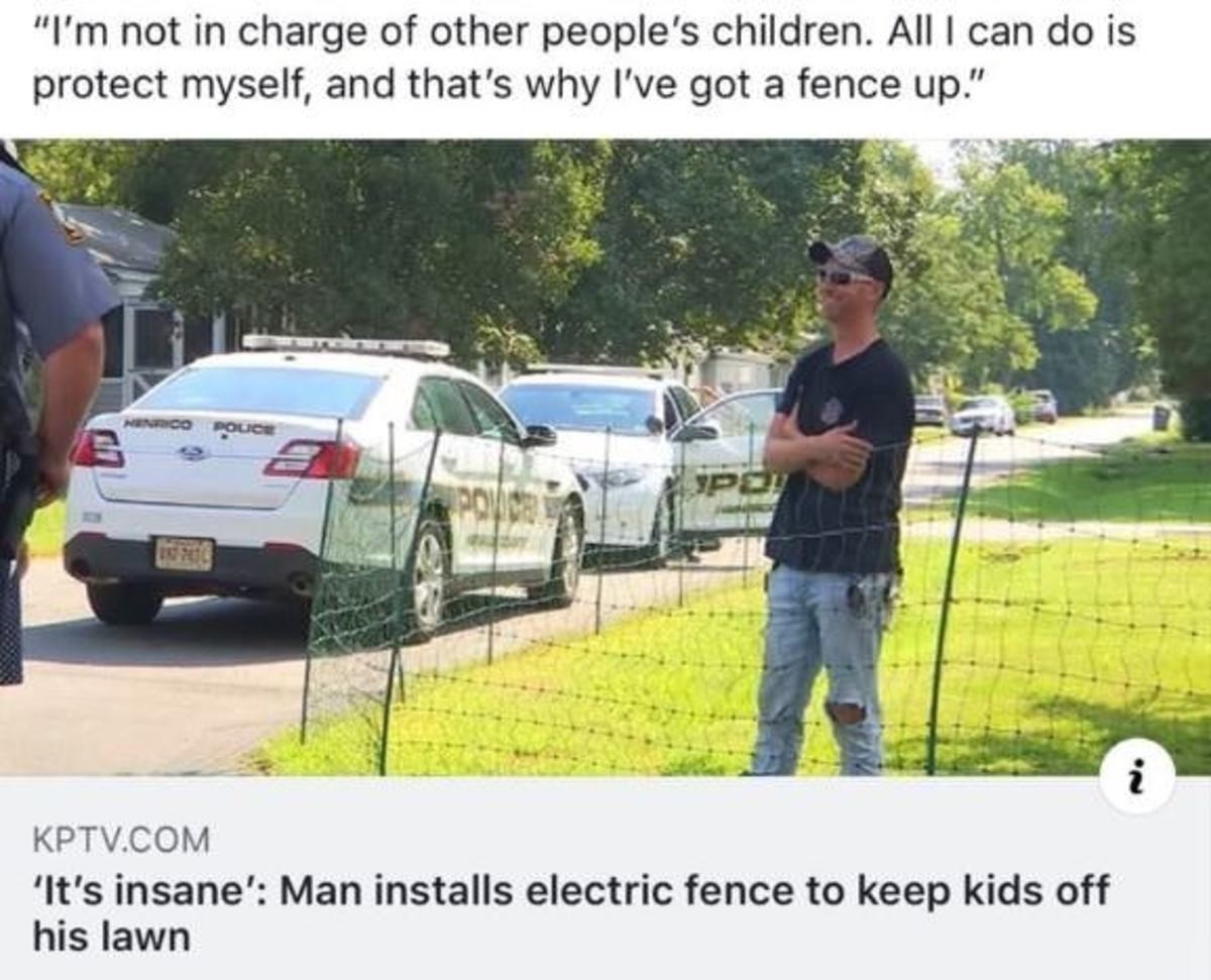 That's one way to teach kids boundaries...