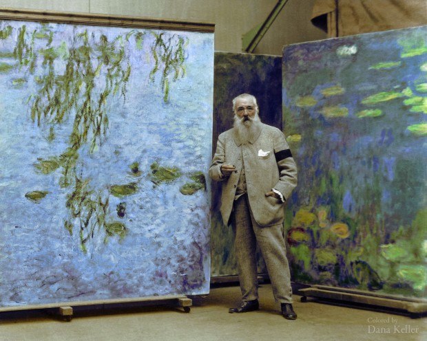 Claude Monet, et al. circa 1920's