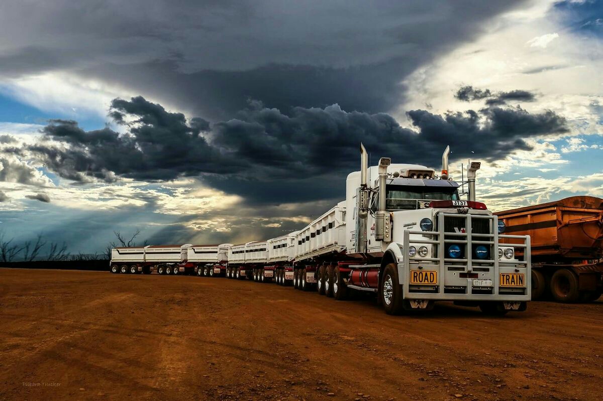 The Mighty Australian Road Train. 