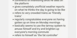 The fat controller cares.