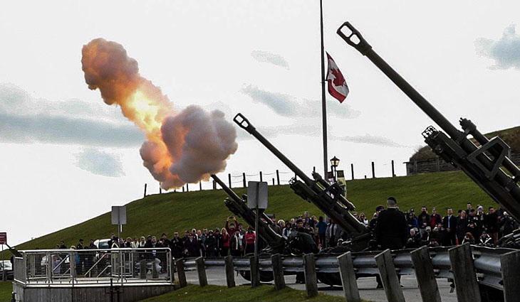 Canadian artillery is rather... phallic.