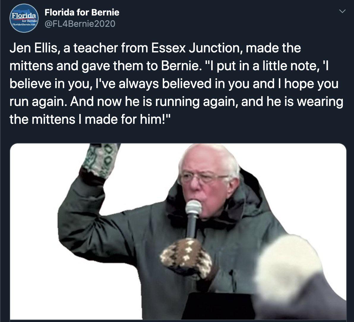 Mittens for Bernie