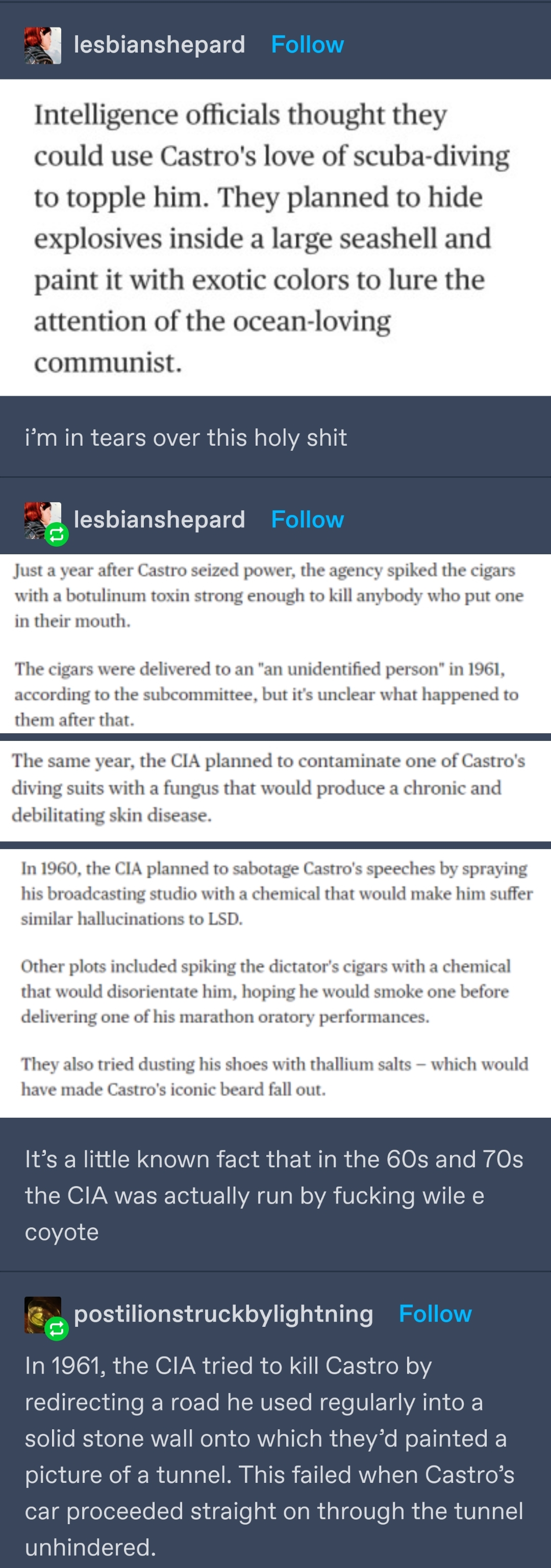 CIA using pro gamer moves...
