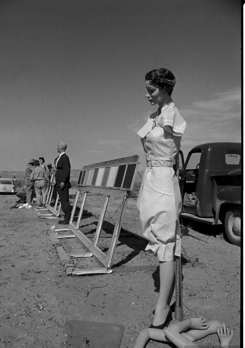 Nuclear Test Site Mannequins