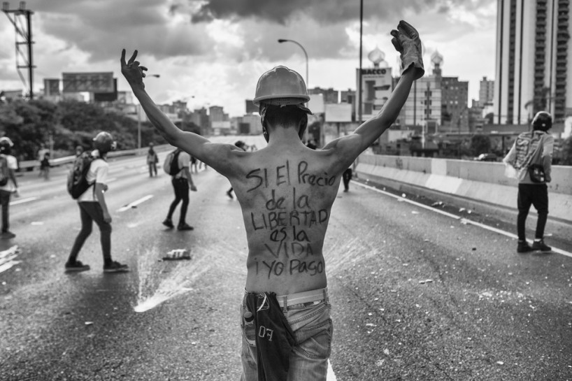 'IF THE PRICE OF FREEDOM IS LIFE, THEN I'LL PAY.' - CARACAS, VENEZUELA